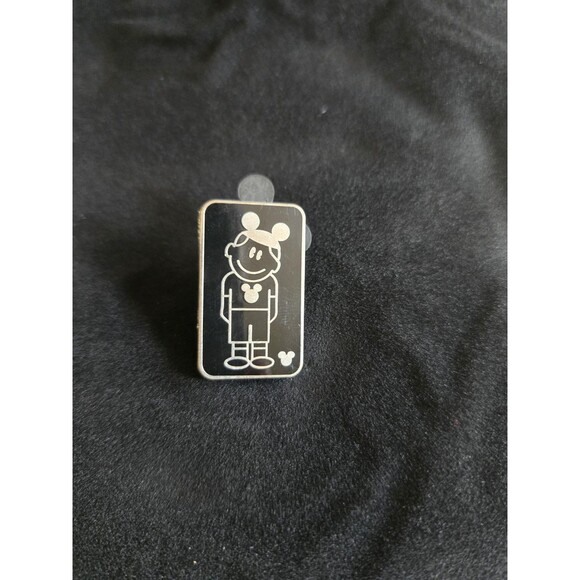 WDW Hidden Mickey Pin Serie Stick People Son With Mouse Ears Disney Pin 64835 - Picture 1 of 2